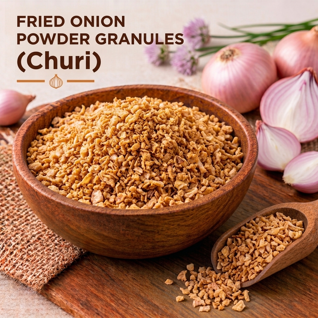 Fried Onion Powder & Granules (Churi)